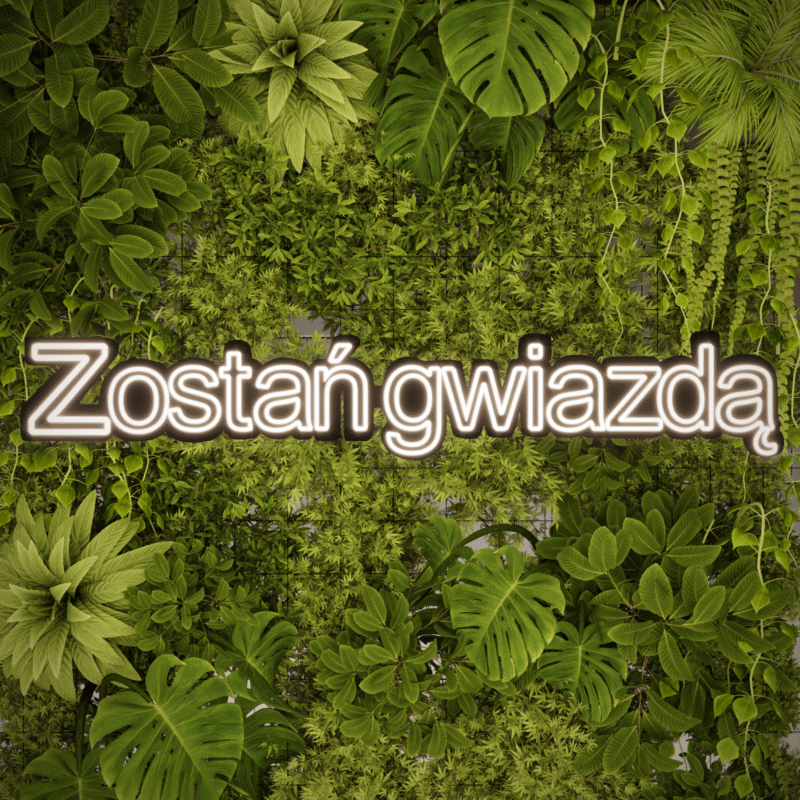 Neon ZOSTAŃ GWIAZDĄ